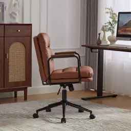 40 Reclining PU Leather Mid-Back… — Photo 2