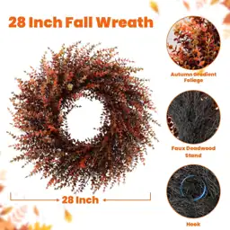 28" Fall Gradient Eucalyptus Wreaths… — Photo 2
