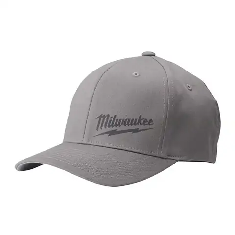 Milwaukee FlexFit Fitted Hat Gray… — Photo 1