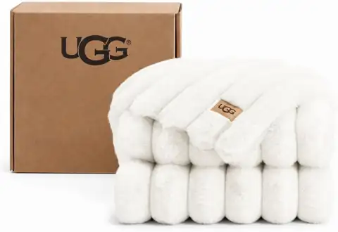 UGG Channel Throw Blanket, Fluffy… — Photo 1