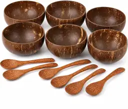 ZENFUN 6 Pack Coconut Bowls… — Photo 1