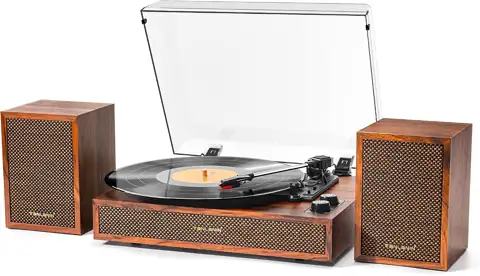 Vinyl Record Player, 3-Speed Turntable,… — Photo 1