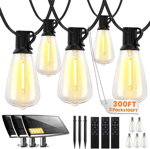 Bdrofn 300FT Solar String Lights… — Photo 1