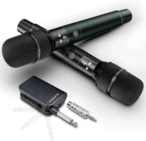 Dual Handheld Wireless Microphone System — Photo 1