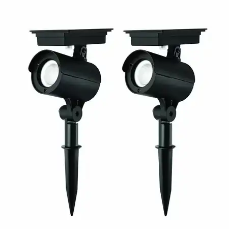 Mainstays Solar Powered Black LED… — Photo 1
