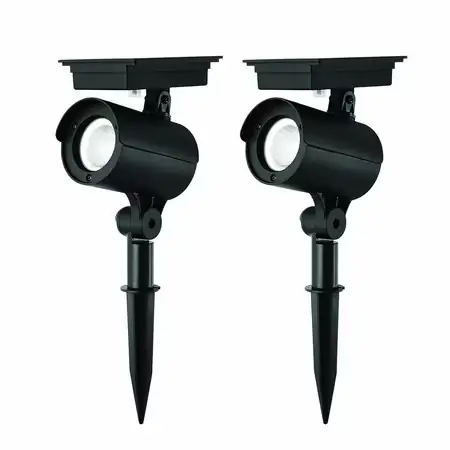 Mainstays Solar Powered Black LED… — Photo 1
