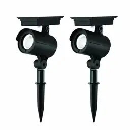 Mainstays Solar Powered Black LED… — Photo 1