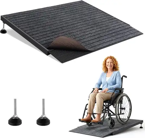 Adjustable Height Aluminum Threshold Ramp,… — Photo 1