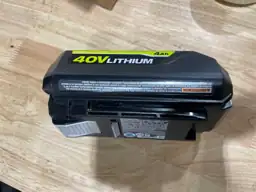 40-Volt Lithium-Ion 4.0 Ah Battery — Photo 4
