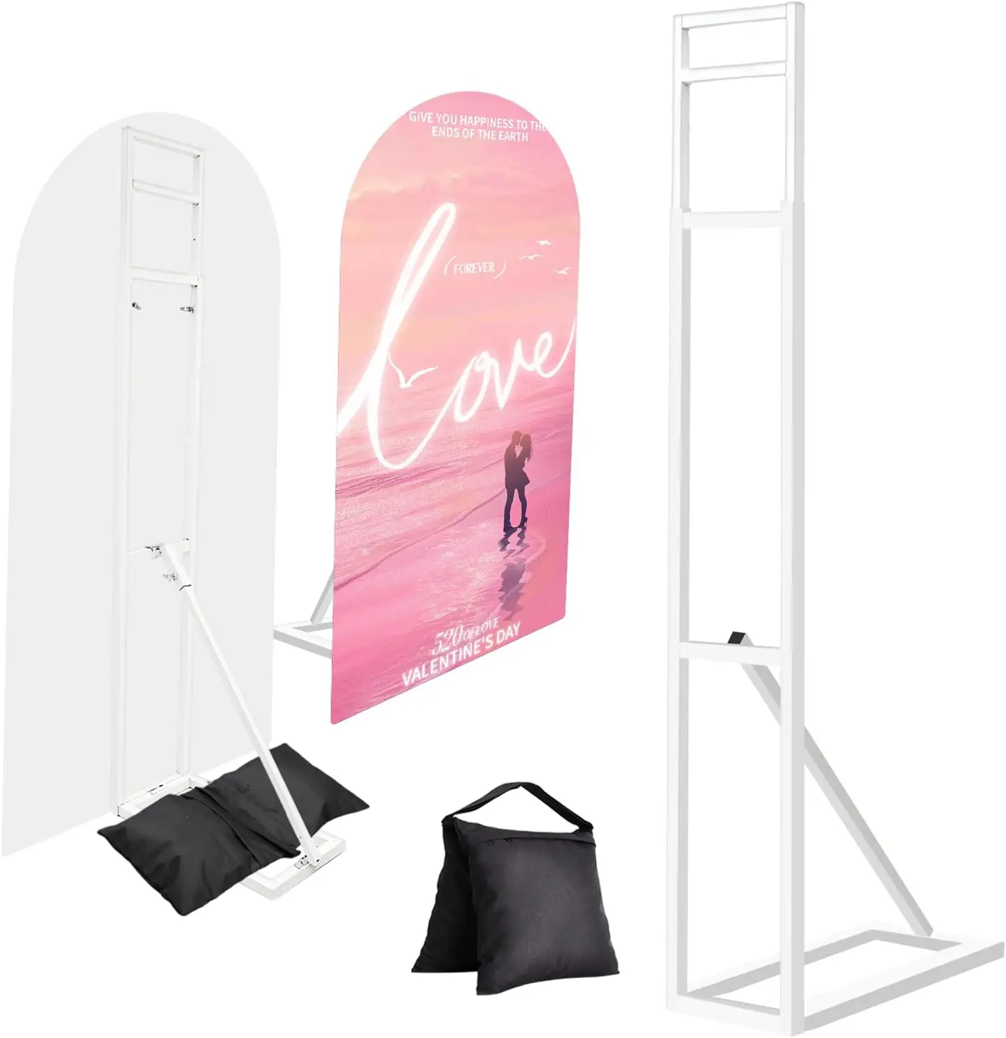 1pc White Wedding Backdrop Stand,… — Photo 1