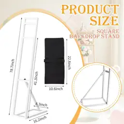 1pc White Wedding Backdrop Stand,… — Photo 2