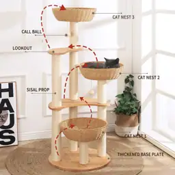 SHODMI 54" Modern Cat Tree… — Photo 2