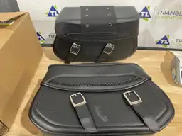 KEMIMOTO Synthetic Leather Motorcycle Saddlebags… — Photo 3