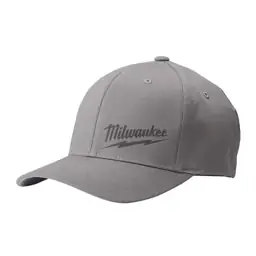 Milwaukee FlexFit Fitted Hat Gray… — Photo 1