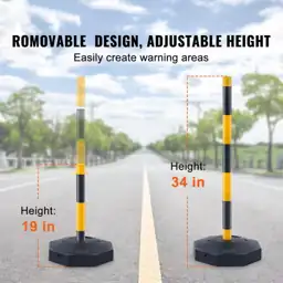 Traffic Delineator Post Cones, 6-Pieces… — Photo 2