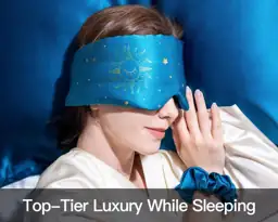 Fleur&Yang Silk Sleep Mask, Adjustable… — Photo 2