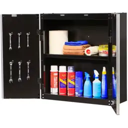 Ready-to-Assemble 24-Gauge 1-Shelf Steel Wall-Mounted… — Photo 2