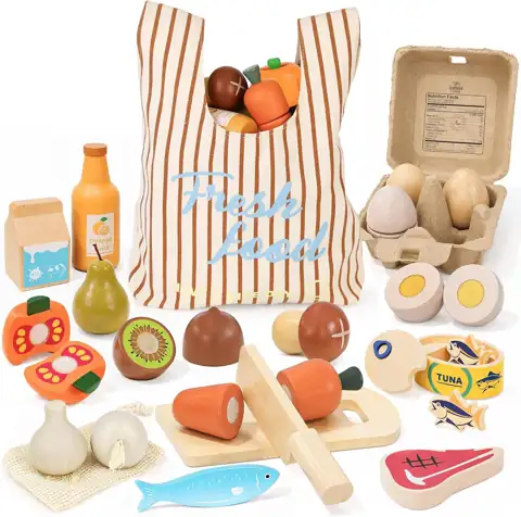 Lehoo Castle Wooden Play Food… — Photo 1