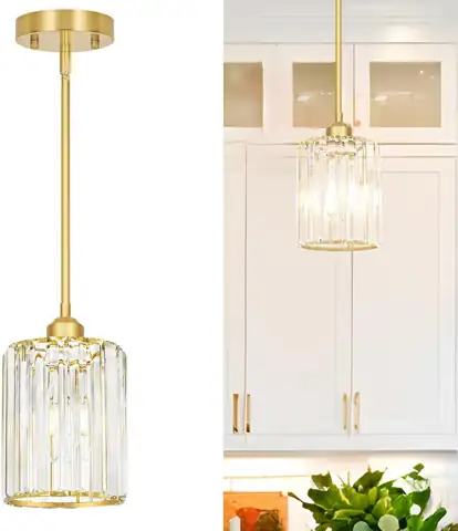 Lxybcce Brushed Gold Kitchen Pendant… — Photo 1