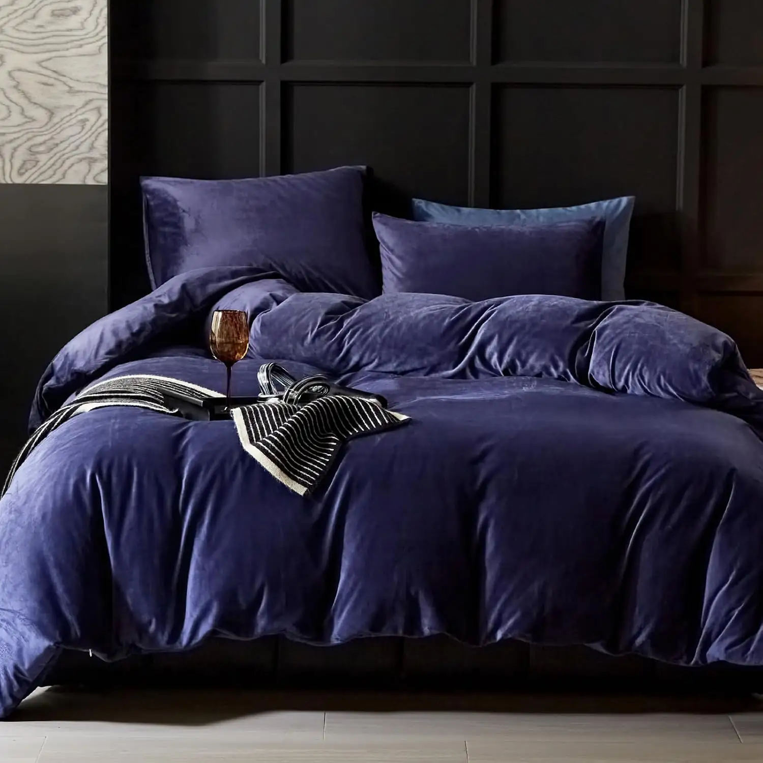 WARMDERN Violet Flannel Velvet Duvet… — Photo 1