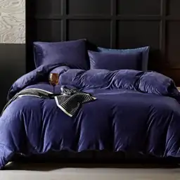 WARMDERN Violet Flannel Velvet Duvet… — Photo 1