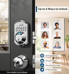TEEHO TE002 Fingerprint Deadbolt with… — Photo 2