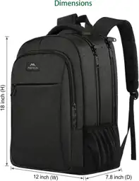 MATEIN Business Laptop Backpack, 15.6… — Photo 2