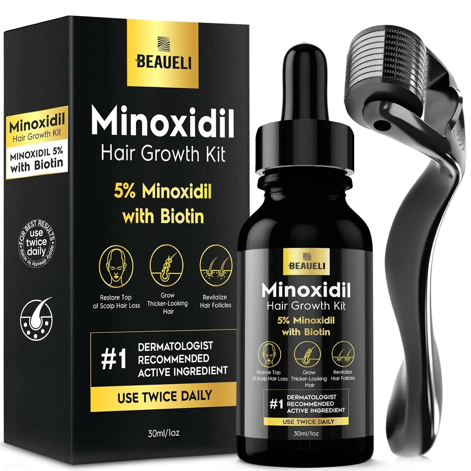Beaueli Minoxidil Beard Growth Kit… — Photo 1