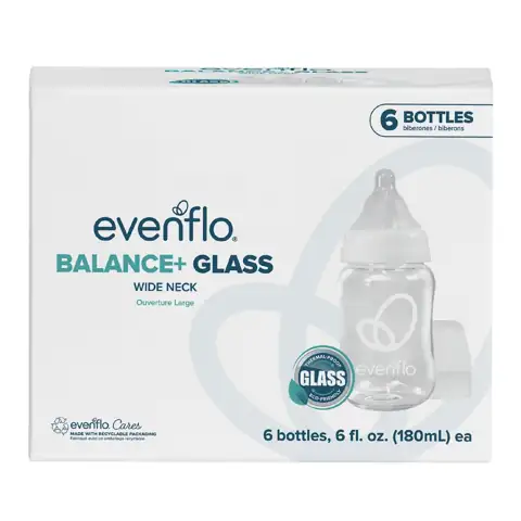 Evenflo Balance+ Glass Wide Neck… — Photo 1