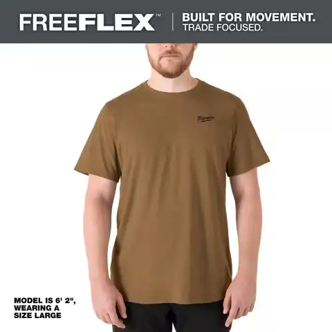 Milwaukee Men's X-Large Brown Cotton/Polyester… — Photo 1