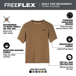 Milwaukee Men's X-Large Brown Cotton/Polyester… — Photo 2
