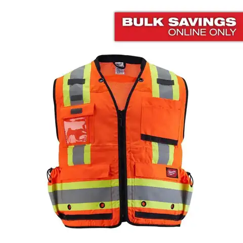 Milwaukee Small/Medium Orange Class-2 Surveyor's… — Photo 1