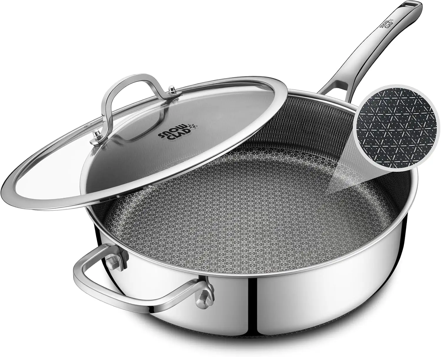 SNOWCLAD Nonstick Saute Pan with… — Photo 1