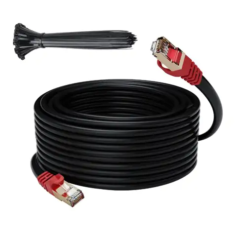 Adoreen Cat6E/Cat7 Outdoor Ethernet Cable… — Photo 1