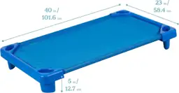 ECR4Kids Streamline Cot, Ready-to-Assemble, Toddler… — Photo 2