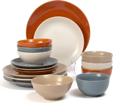 Sango Siterra Painter's Palette Stoneware… — Photo 1