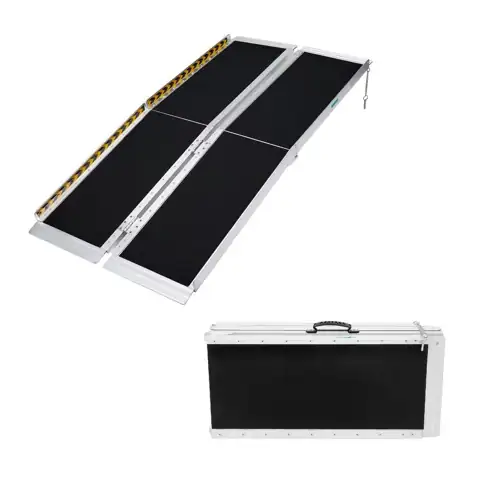 5 ft. Non-Skid Aluminum Folding… — Photo 1