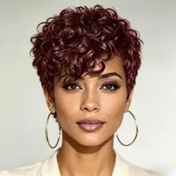 Pixie Cut Curly Human Hair… — Photo 1