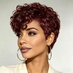 Pixie Cut Curly Human Hair… — Photo 2