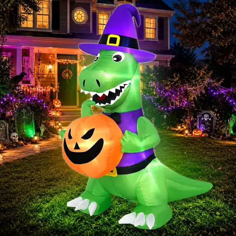 4 Ft Halloween Inflatables Witch… — Photo 1