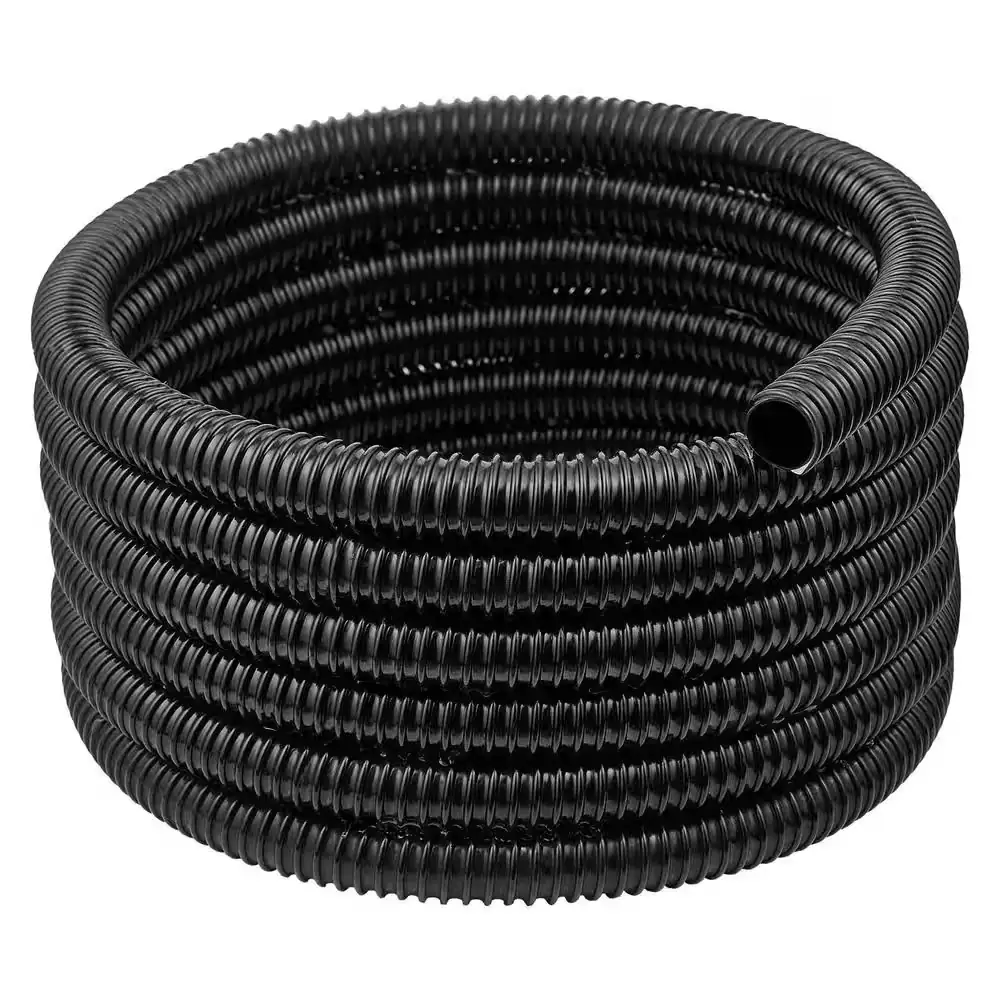 SKYSHALO 21 ft Corrugated Pond Tubing, Flexible PVC Hose for Pond ...