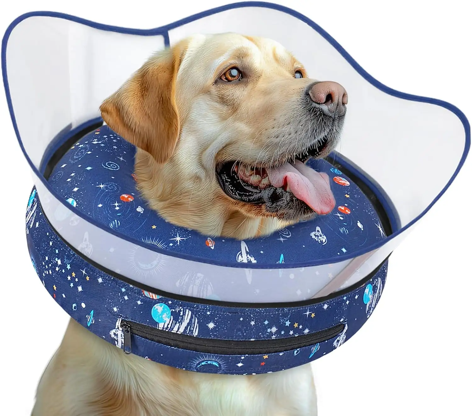 Inflatable Elevated Dog Cone Collar… — Photo 1