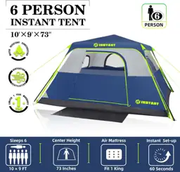 4/6/8/10 Person Instant Tent,Pop Up… — Photo 2