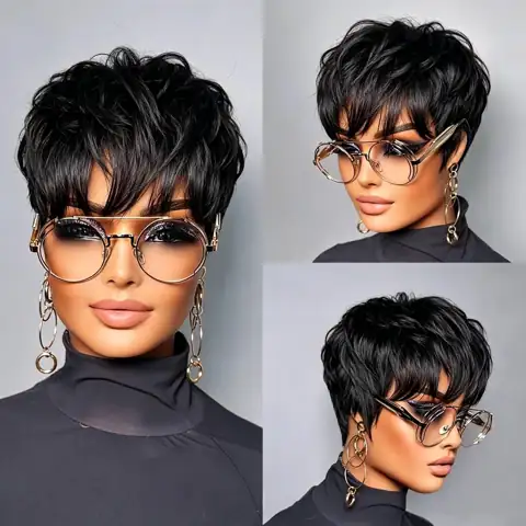 Pixie Cut Wig Human Hair… — Photo 1