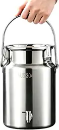 304 Stainless Steel Milk Can… — Photo 1