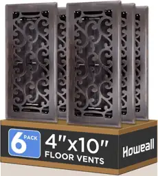 Howeall 4x10 Floor Register 6… — Photo 1