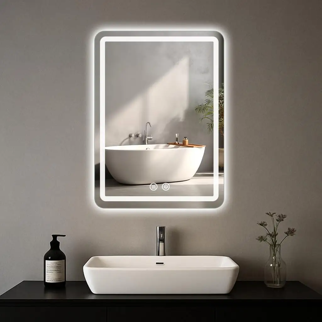 LED Bathroom Mirror 16x24 Anti-Fog… — Photo 1
