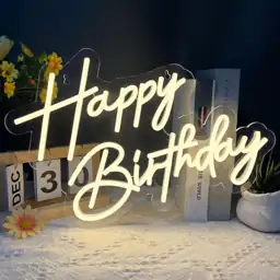 Happy Birthday Neon Sign 17… — Photo 1
