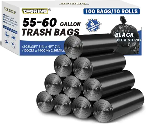 55-60 Gallon Trash Bags Heavy… — Photo 1