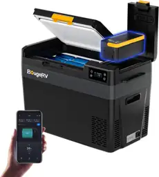 BougeRV Car Refrigerator with 240Wh… — Photo 1